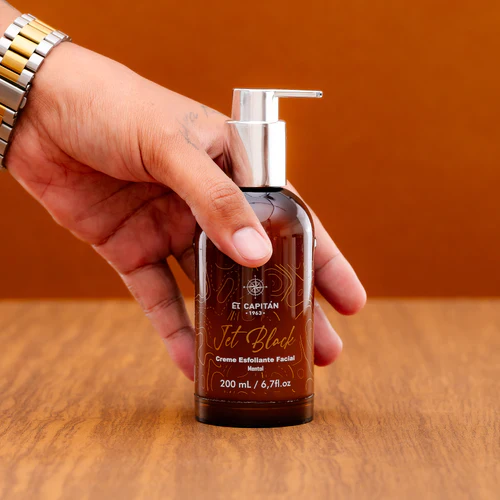 Creme Esfoliante Facial - Jet Black 200ml I El Capitán® - Image 3