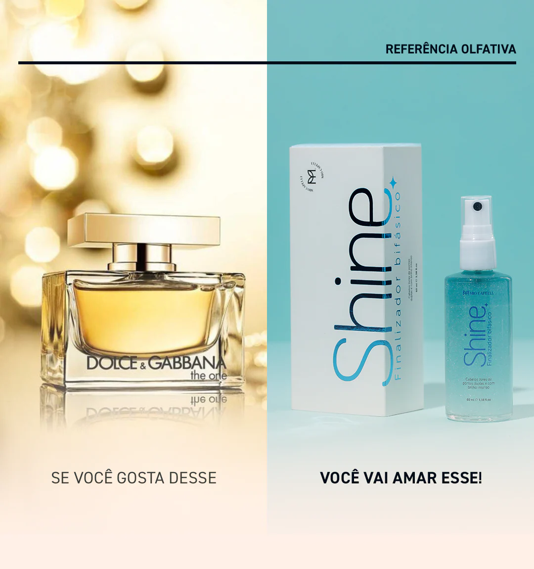 Perfume Capilar Shine 60ml (Inspirado no The One Dolce & Gabbana) +  Brinco GRÁTIS - Image 7