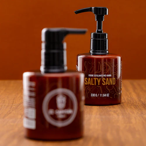 Salty Sand - Creme Esfoliante Pré-Barba 330g I El Capitán® - Image 3