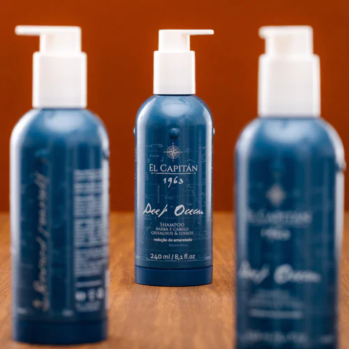 Shampoo Deep Ocean - Desamarelador para Cabelo e Barba I El Capitán® - Image 4